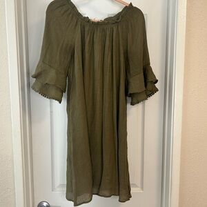 Naif Olive Green Dress - Medium